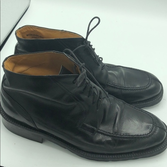 SANDRO MOSCOLONI MEN’S LEATHER ANKLE BOOT SPAIN - Picture 1 of 11